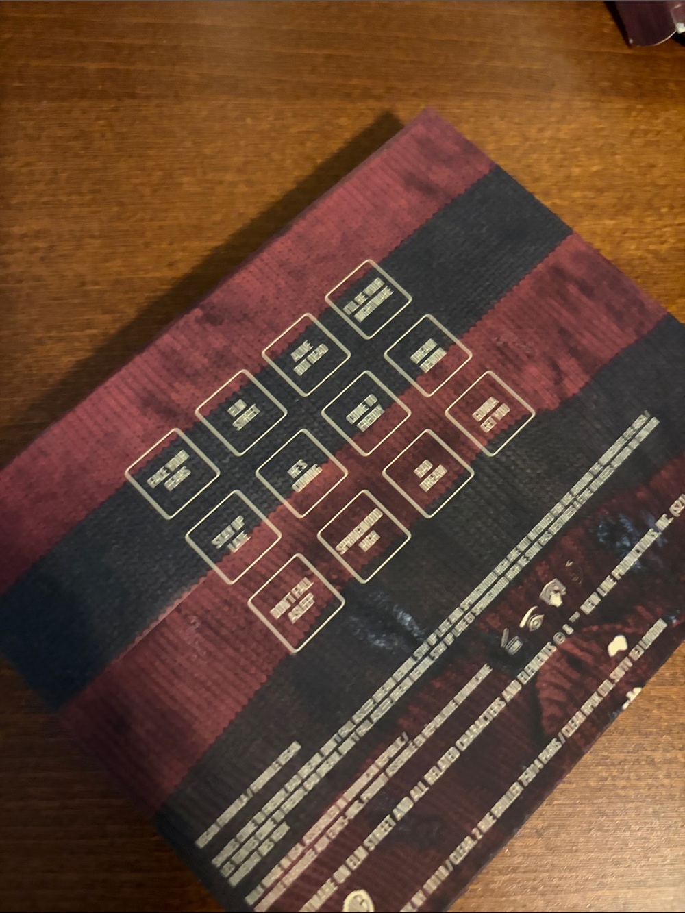 KYLIE A Nightmare on Elm Street Eyeshadow Palette and Lipshine- Burgundy & Pink - Picture 3 of 4